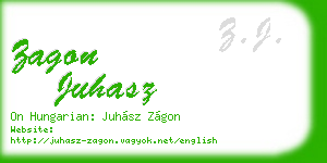 zagon juhasz business card